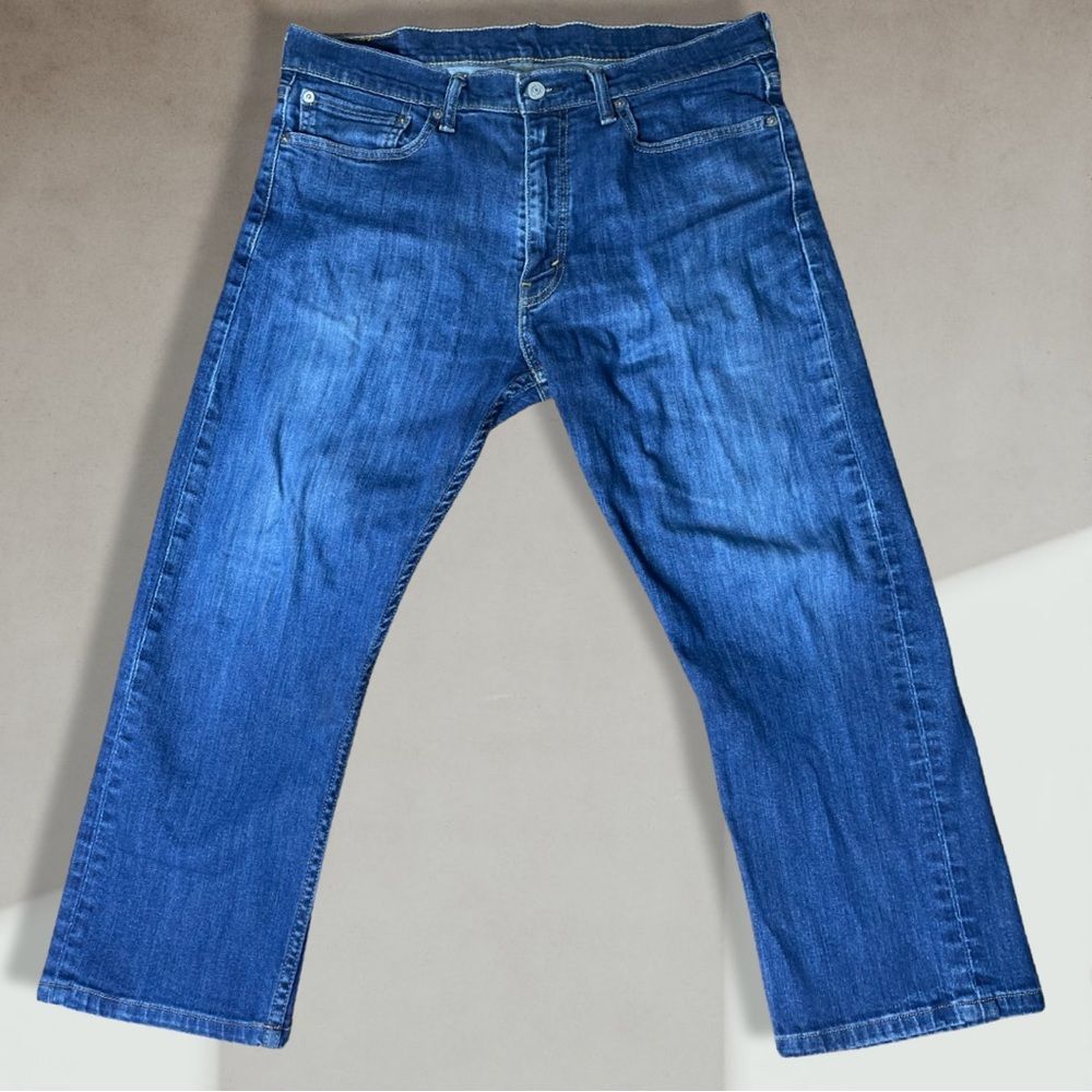 Levi’s 513 Men’s Straight Leg Jeans 34x30 Dark Blue